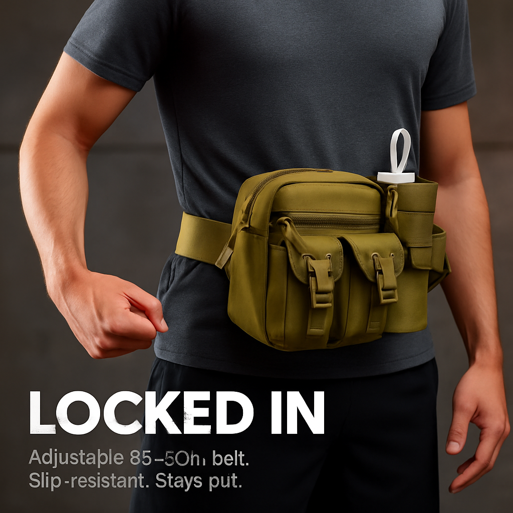 Tactical Waist Bag for Hiking, Camping, Outdoor Gear